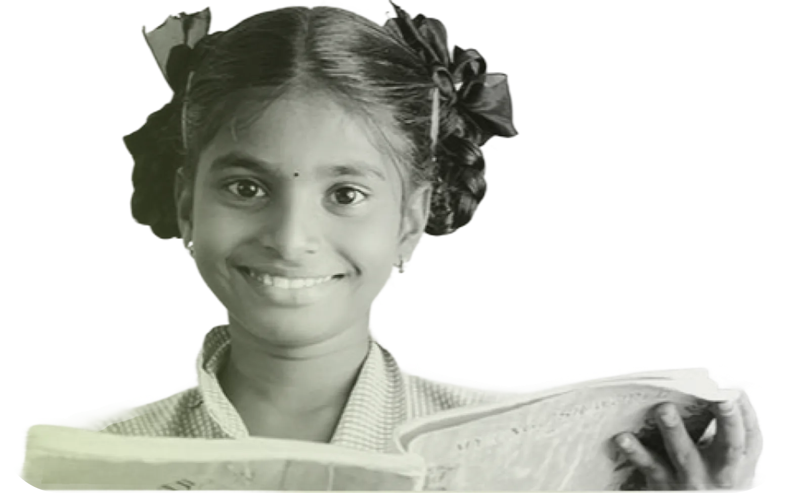 Girl smiling